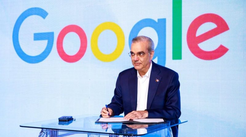 Presidente Luís Abinader anuncia alianza con Google que coloca a la República Dominicana como nodo estratégico del mundo digital