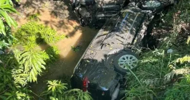 Accidente de escolta presidencial deja tres heridos