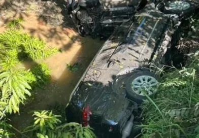 Accidente de escolta presidencial deja tres heridos