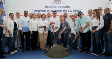 Ministro Kelvin Cruz inicia reconstrucción del Centro Olímpico de La Vega con fondos recuperados de la corrupción