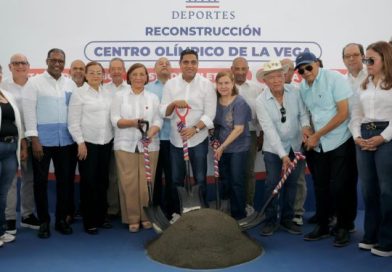 Ministro Kelvin Cruz inicia reconstrucción del Centro Olímpico de La Vega con fondos recuperados de la corrupción